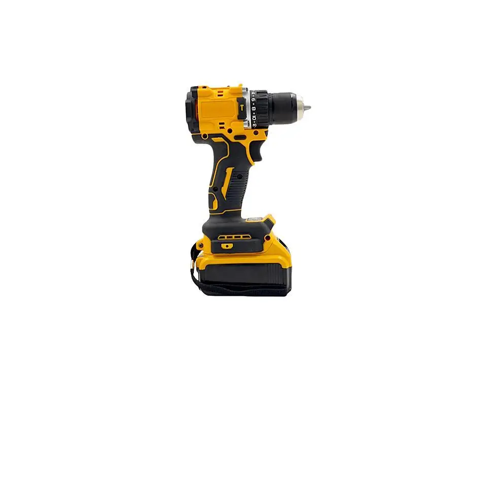 21V Household Electric Drill Dual-Speed Adjustable Torque Multi-Function Lithium Screwdriver Impact Brushless Battery GS OEM