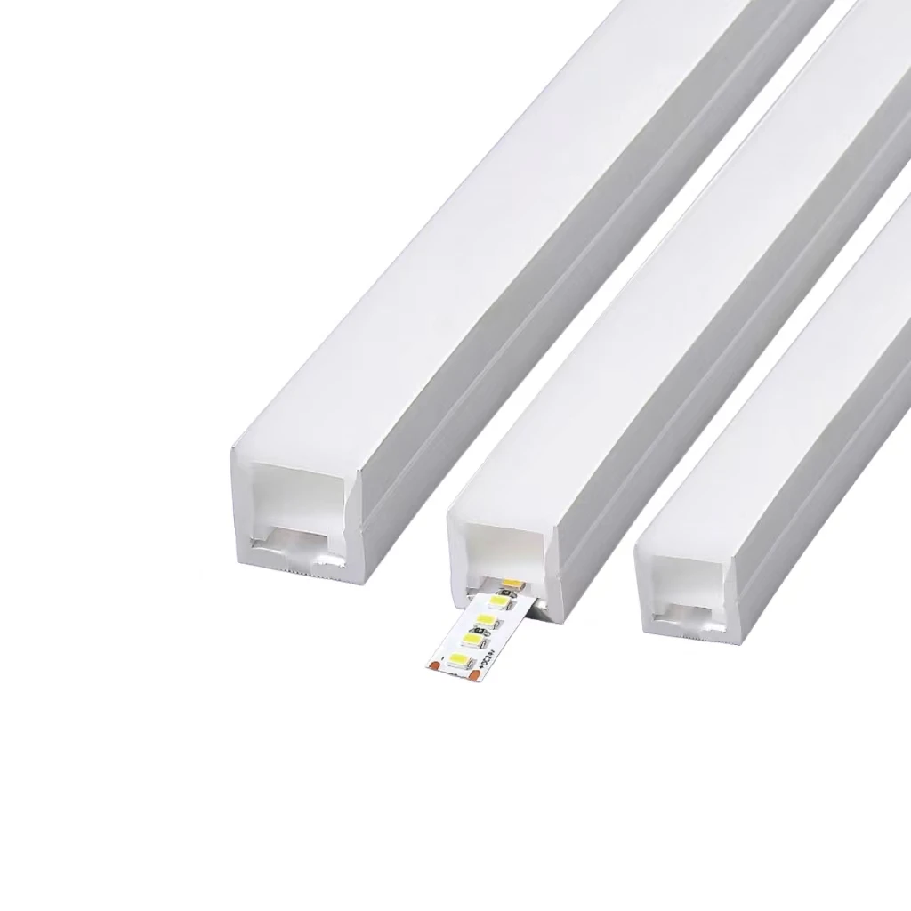 Flexible Silicone LED Tape Light Channel New Design Bendable Track Lighting Strips Grade 6000 Series for Led Profile Light