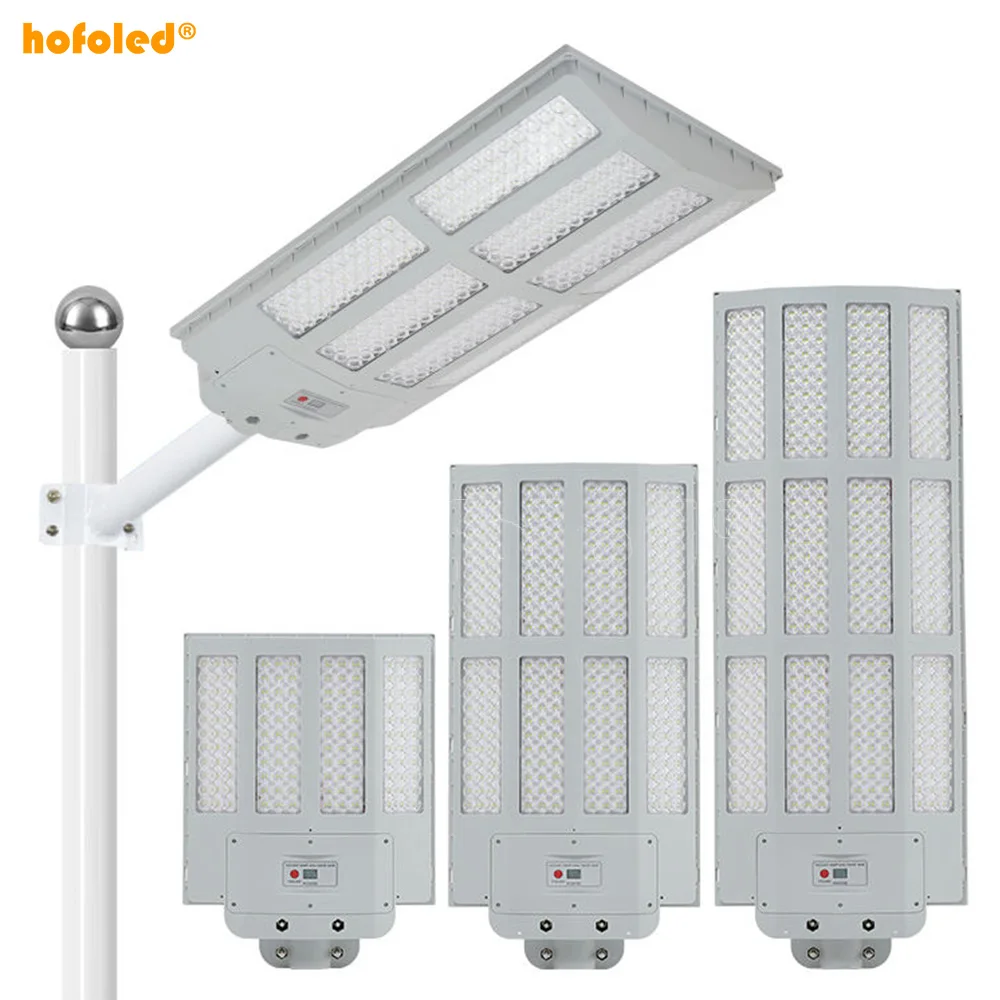 Hofoled Wholesale 2000W 3000W Outdoor Lighting Remote Control Courtyard All in One Integrated 1000W Solar Street Light