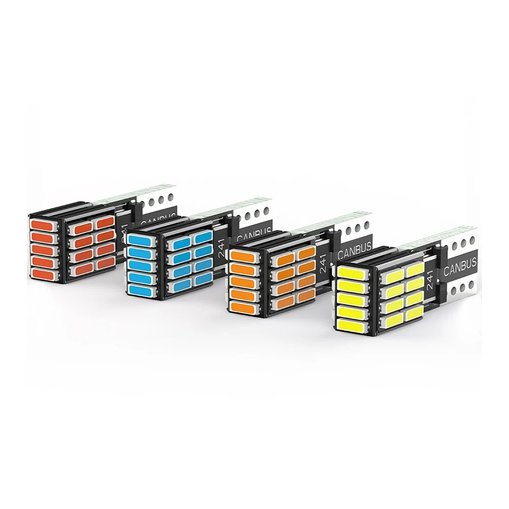 Auto 194 LED Bulb CANBUS Error Free 168 2825 W5W T10 LED Bulbs 4014 LED Chips Car Dome Map Door Courtesy Trunk Parking Lights