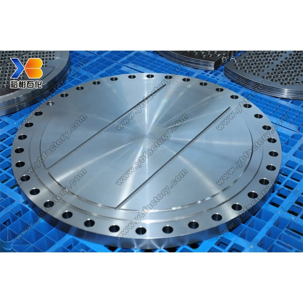 China Factory Large Size CNC Tube Condenser Pipe Fittings Custom Slip Flanges