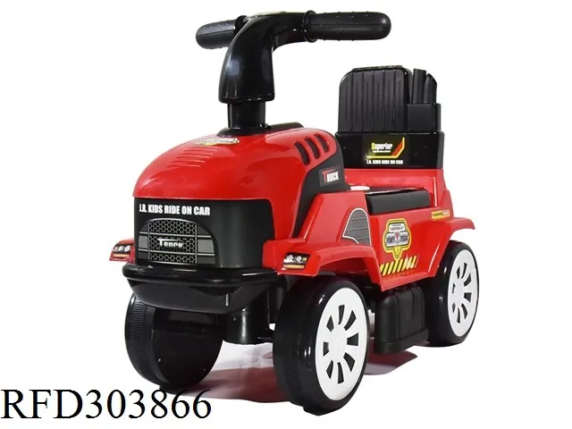 Plastic Yellow Electric Car Baby Ride On Car With Music