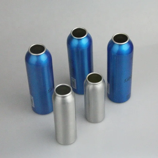 Aluminum body spray manual metal aerosol tin can with lock  sprayer filling machine with oygen