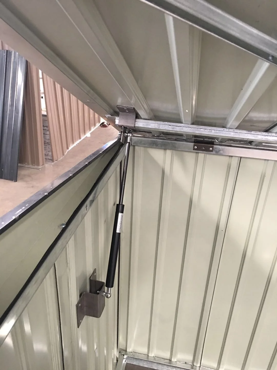 metal bike shed