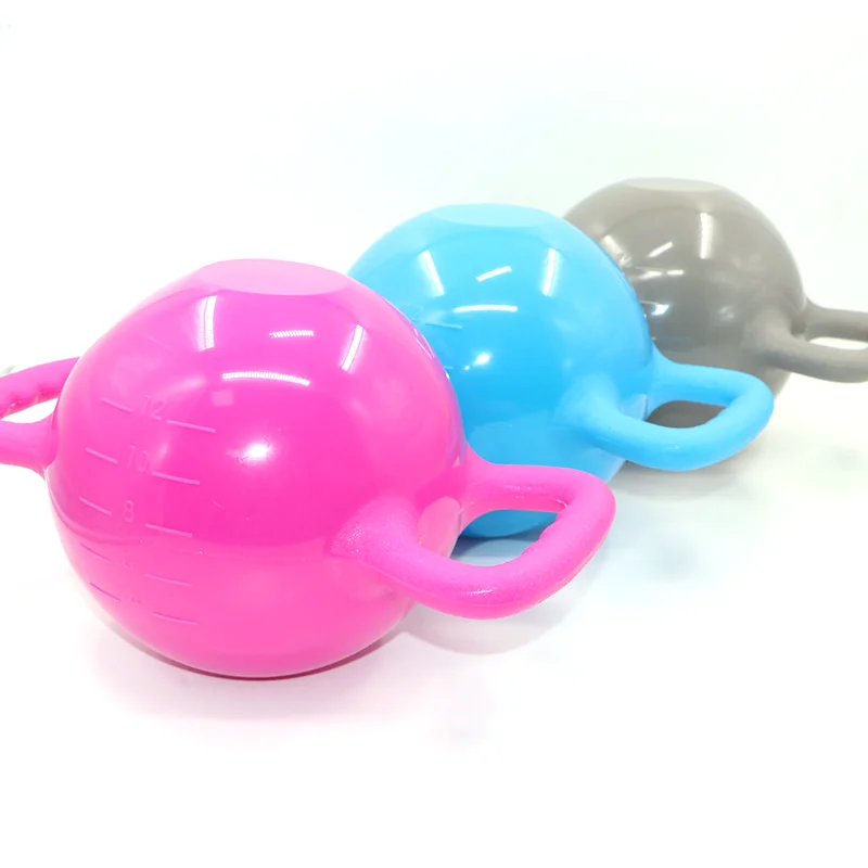
Strength Training Water Kettlebell Fitness Yoga Kettle Bell Female Water Adjustable Wholesale Kettlebell 
