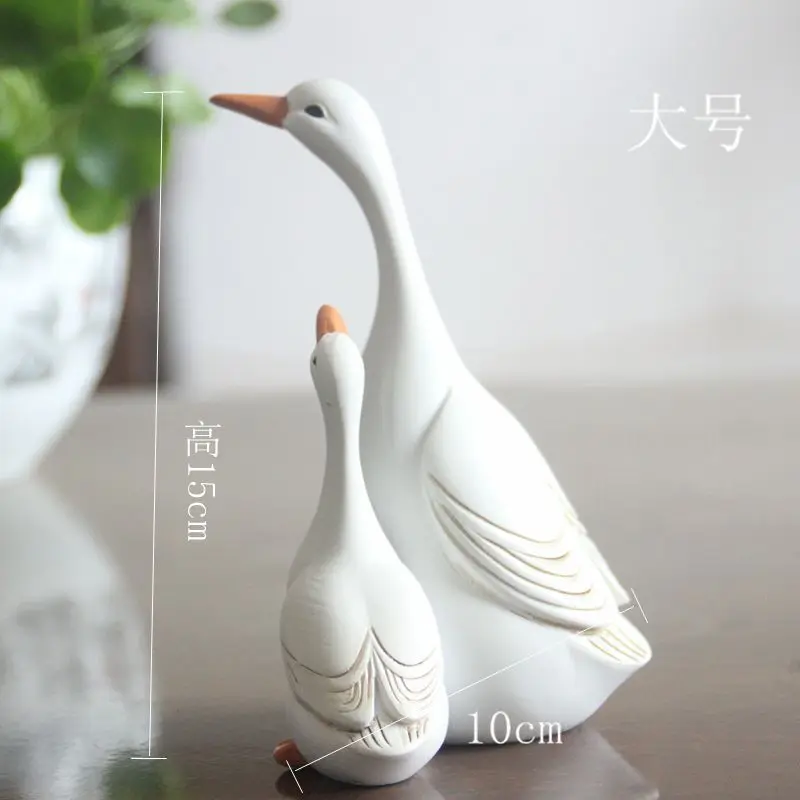 Hot-selling garden decoration simulation mother and child duck garden decoration resin craft gift decoration