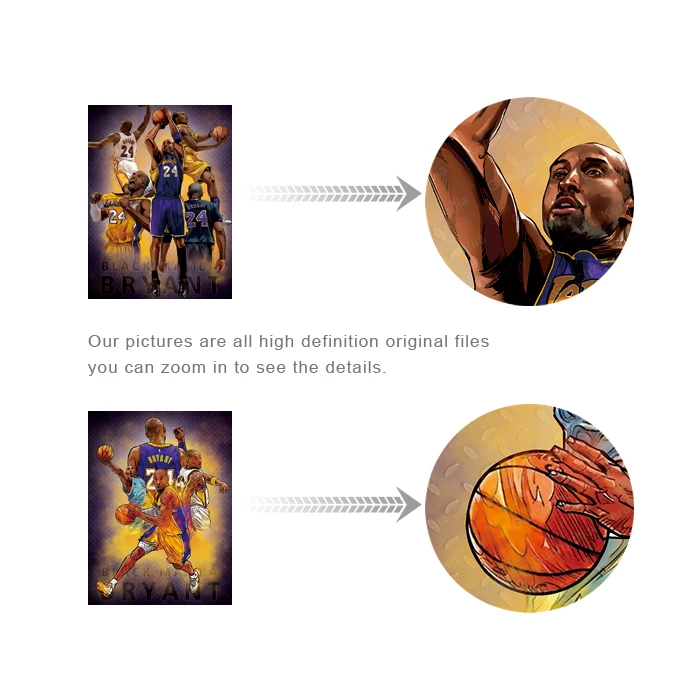 wholesale custom celebrity messi ronaldo kobe bryant stephen curry basketball player sports 3d flip lenticular poster pictures