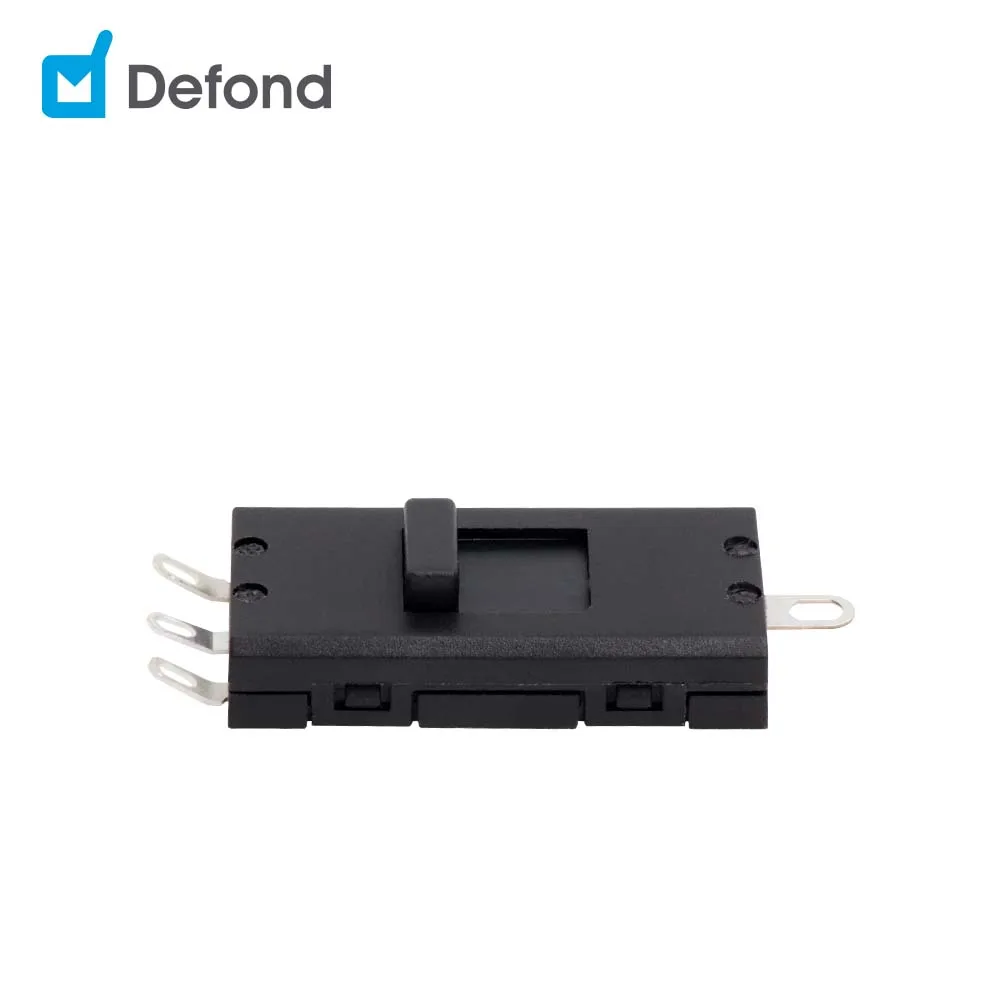 Dongguan slide switch factory wholesale SMD 6.5A 4 pin horizontal slide switch with PCB board