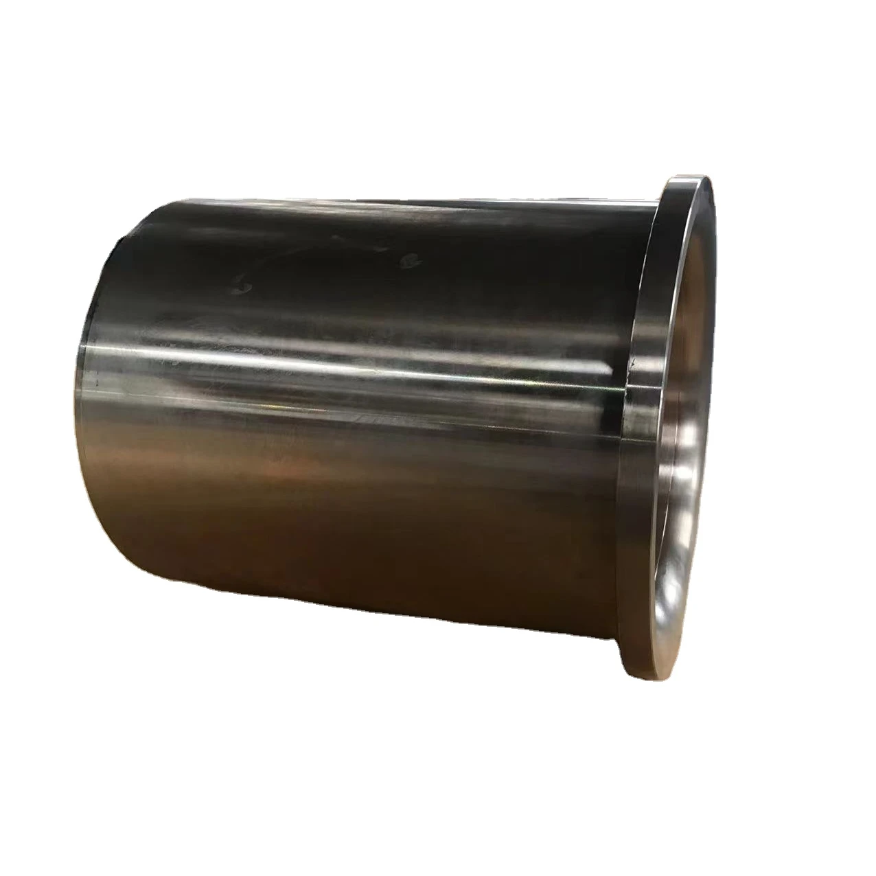 Copper alloy flange sleeve for bearings, bushings, cylinder liners and strong forging process