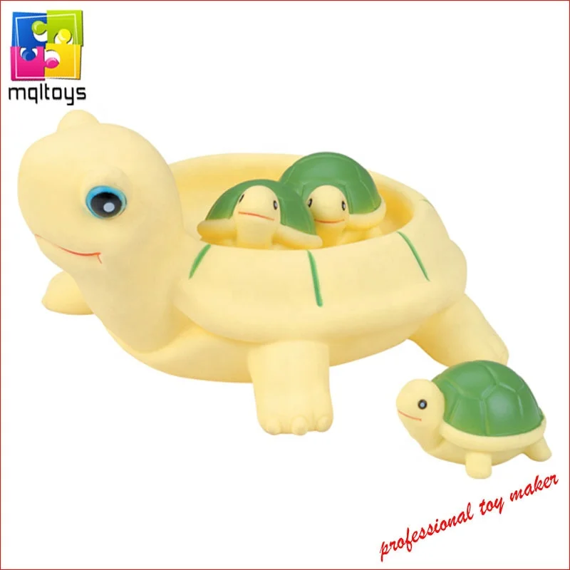 Eco-friendly floating yellow duck with 3pcs small yellow duck