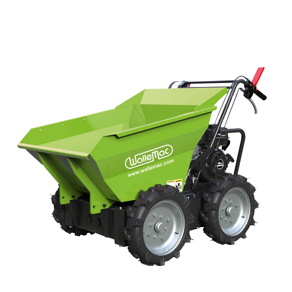 Колесная тележка Wallemac wd30 w мощность 660 фунтов грузоподъемность 212 куб. См 6 5 л.с. бензиновый двигатель
