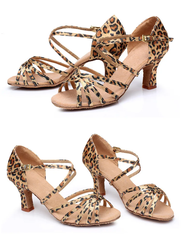 
lady latin shoes,children girls satin dance soft sole medium heels dress shoes 34-41# 