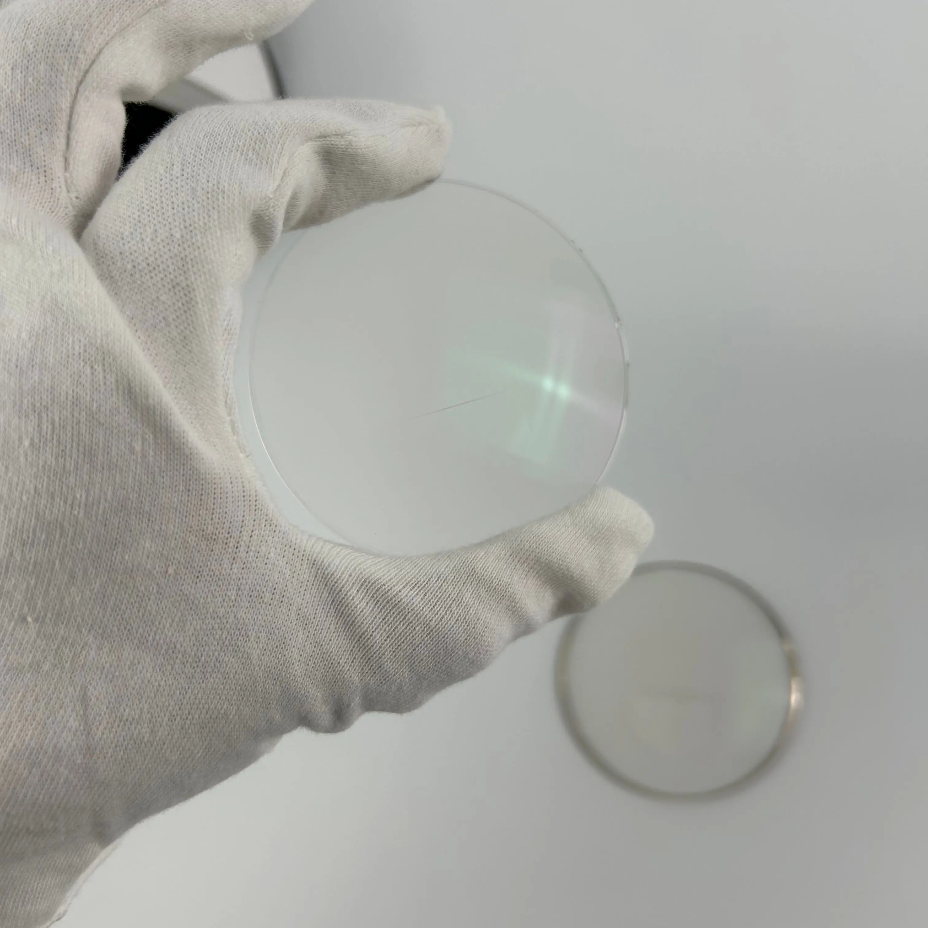 Blank Ophthalmic Bifocal Lens Factory China Lenses Optical High Quality Flat Top Finished Blue Coating Lens
