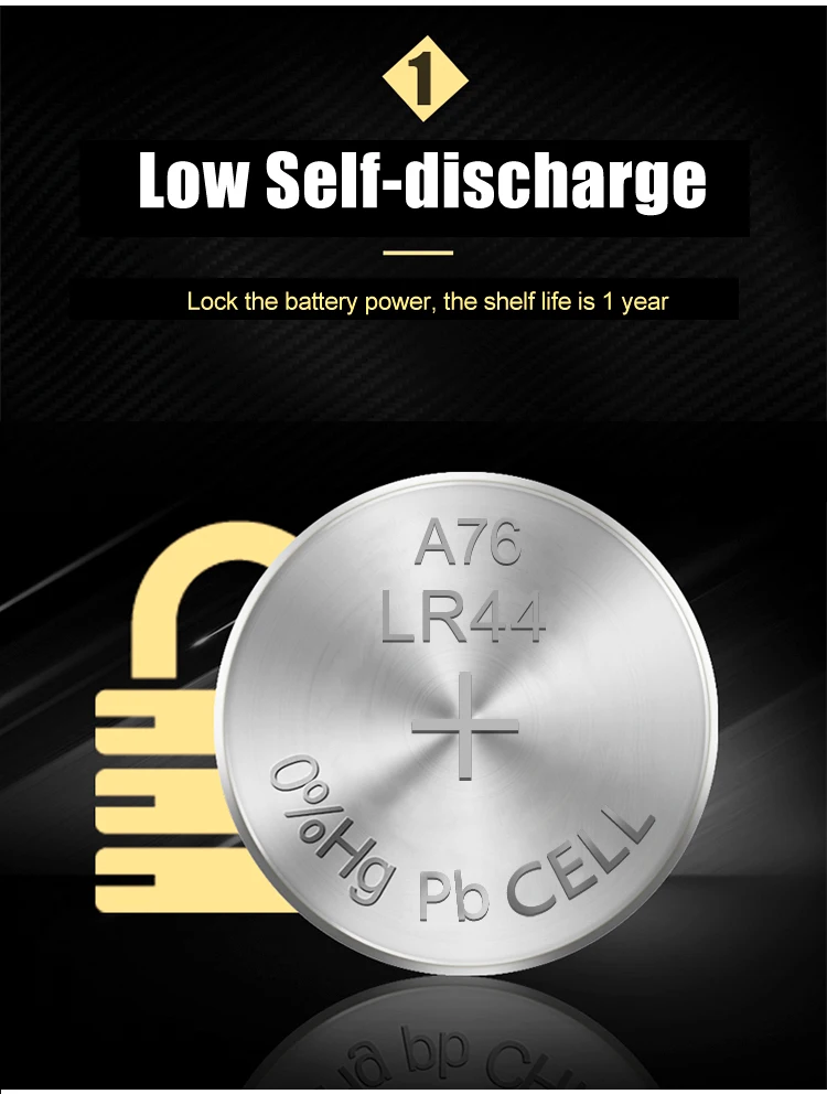 factory ag13 lr44 button battery alkaline cell batteries for watch