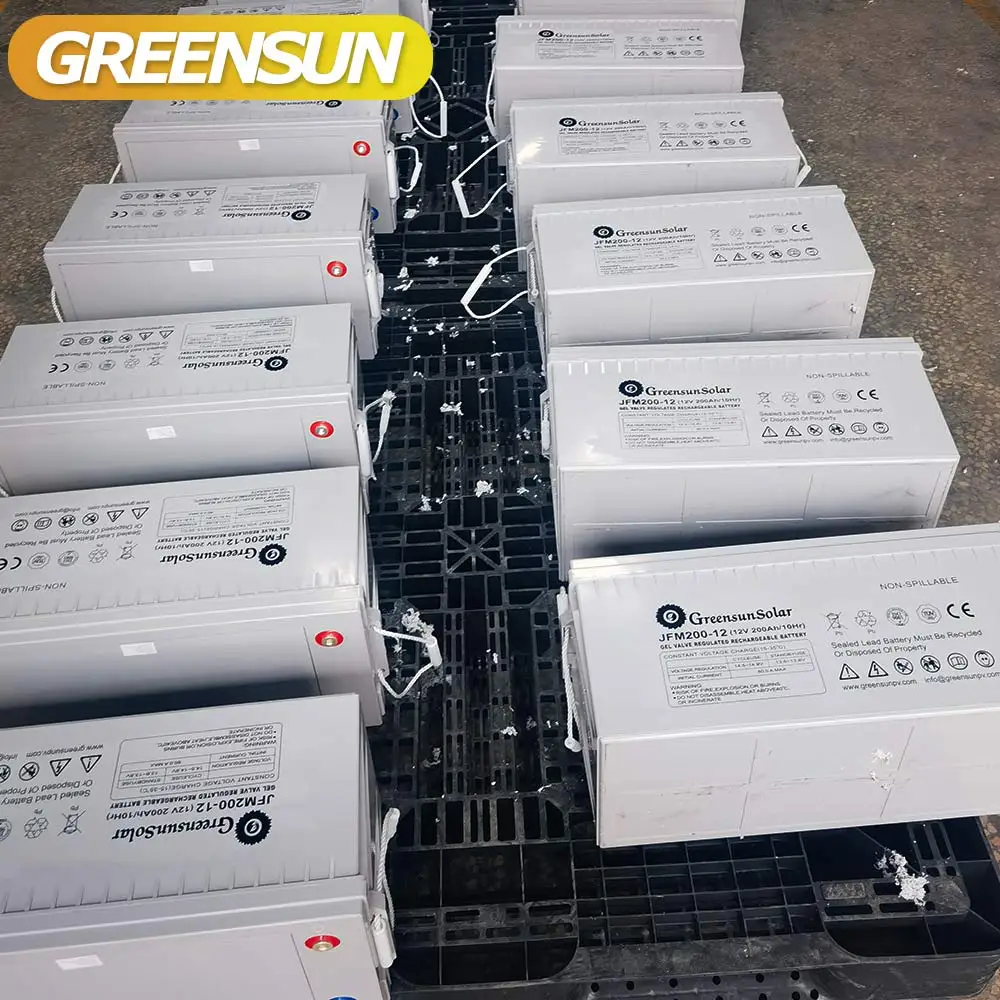 Home Solar Storage Type Gel Battery 250AH 12V