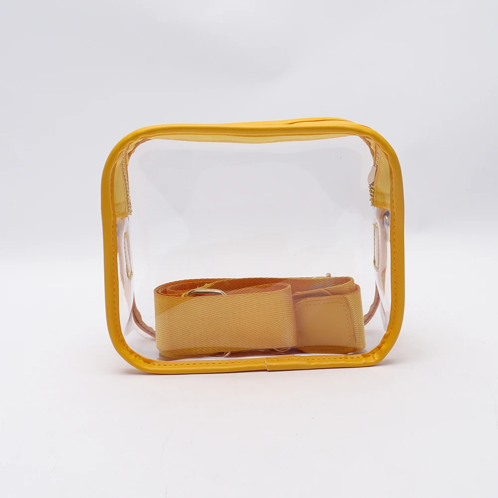 Летняя прозрачная сумка-желе через плечо, пляжная сумка через плечо, женская прозрачная мини-сумка из ПВХ