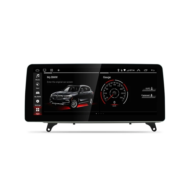 For BMW X5/X6 Android 10 system is the best Chinese car radiocar GPS navigation 12.3-inch screen