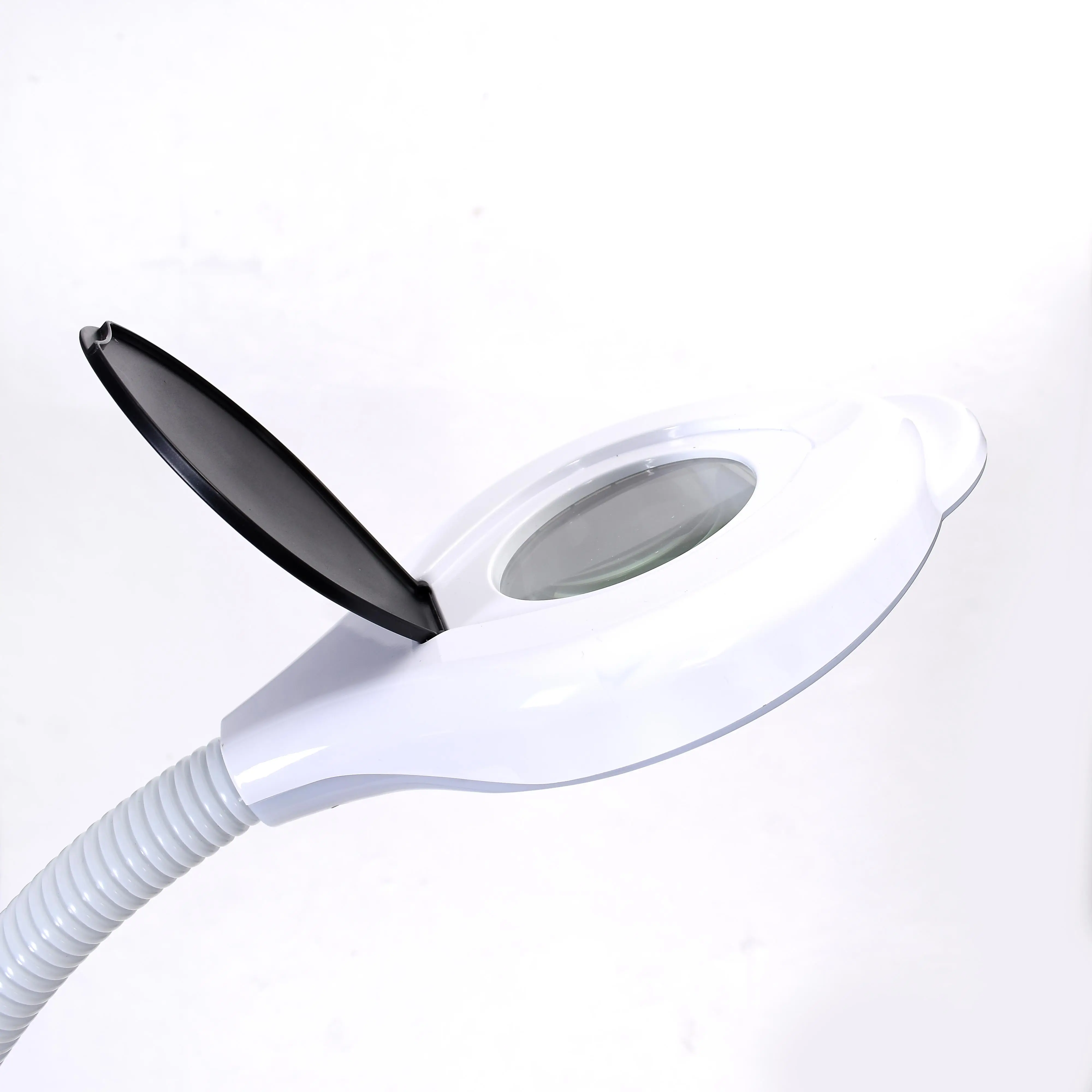 White Lens Led Magnifying Lamp High-quality Dimming  Standing Illuminated Magnifier Lamp LED Magnifier Power Supply Clamp