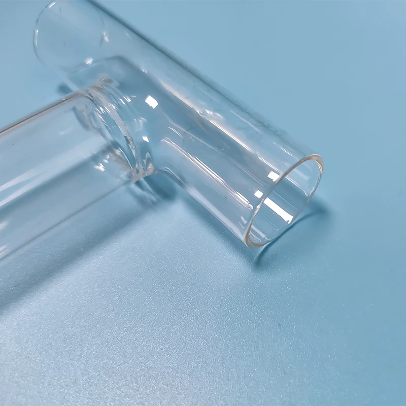 Factory Custom High Borosilicate T-shaped Glass Tube Heat Resistant Glass Tube