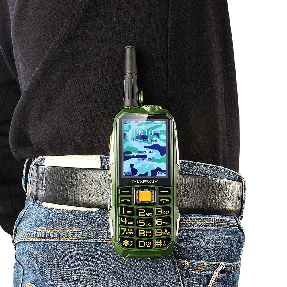 2.4 inch rugged mafam celular M2+ walkie talkie phone with antenna strong signal in the mountains telephones sell usa mexico