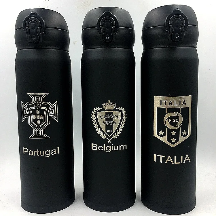 World cup gift fan supplies Argentina Belgium Russia France water cup thermos cup can be customized