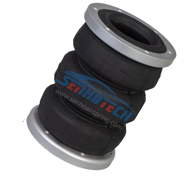 SENHO universal High quality air bags spring air suspension kit 3S2300F with aluminium flange For air lift performance car truck