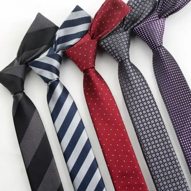 
High Quality Jacquard Slim Ties for Men 