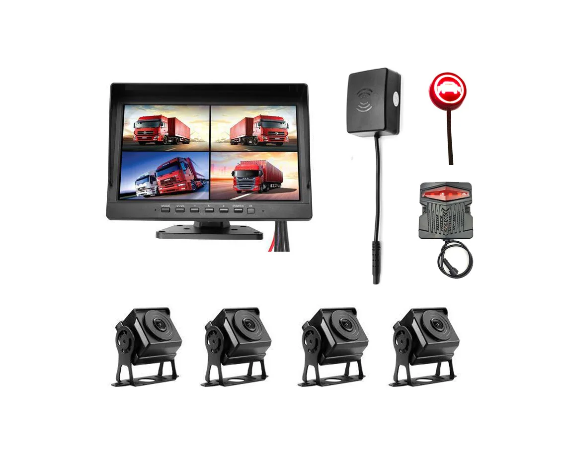 Camera with Parking Rear Sensors 20M long range radar for Bus PWAS