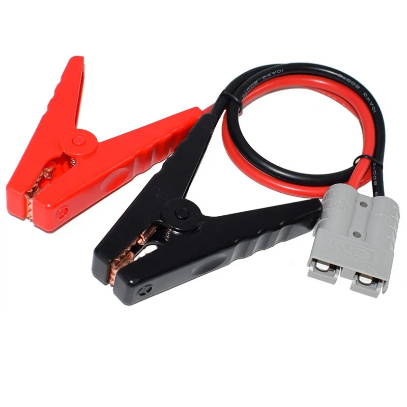 Разъем в стиле Андерсон на 2 зажима типа «крокодил», провод питания с медным серебряным покрытием