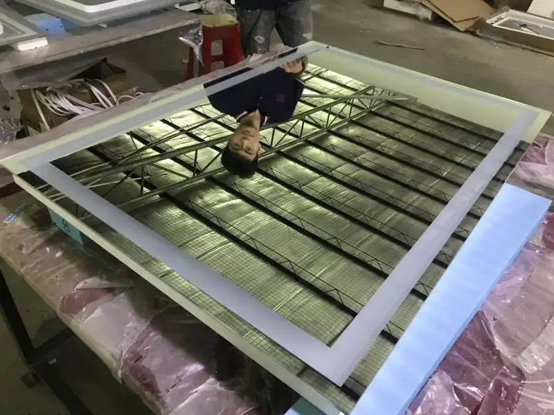 2022 Hot Sale Square Shape Bathroom  Backlit Mirrors With LED Lights