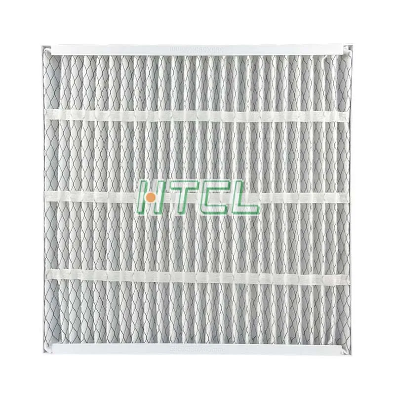 Hot Sale ABS Plastic Frame Pleated AC Furnace Air Filter Replacement For HVAC Systems