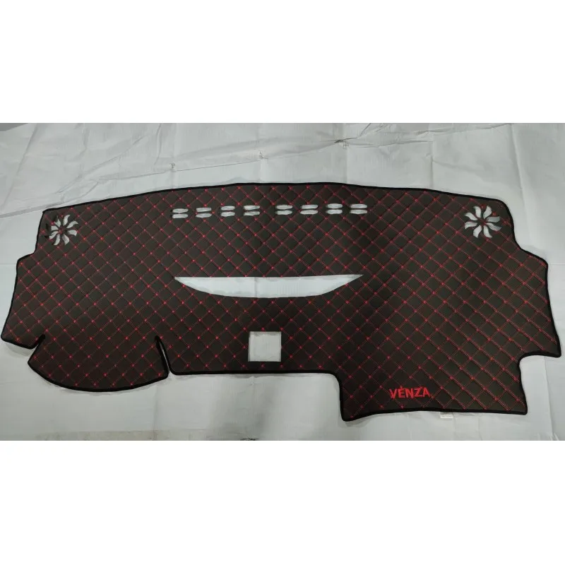 Car Accessories Light Luxury Design Faux Leather Dashboard Cover Mat Custom for Toyota Venza