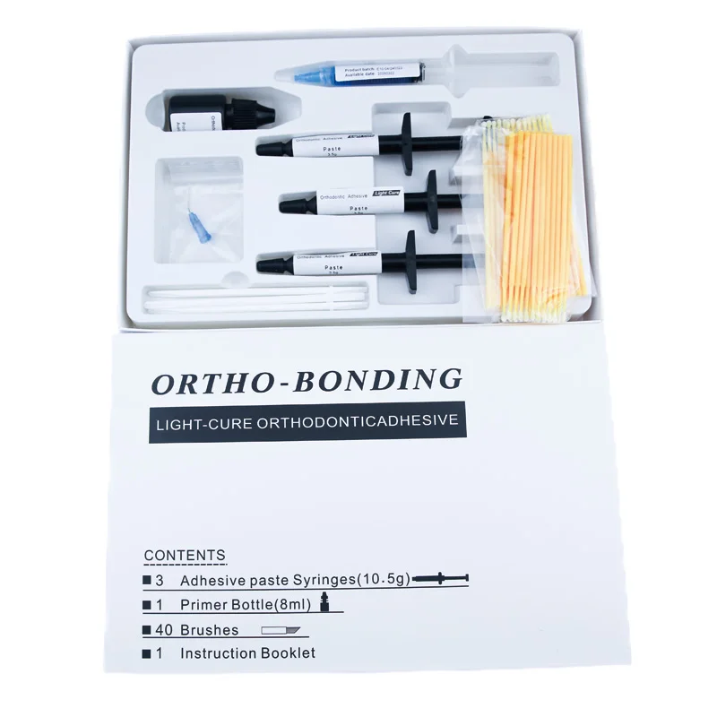Premium Ortho-Bonding Adhesive - Easy Application, Light-Cured, Long Lasting Bond