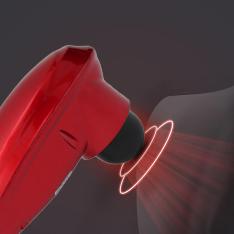 2023 New Products Wireless Handheld Electric Back Massager automatic Full Body Deep Tissue Vibration Massager Hammer