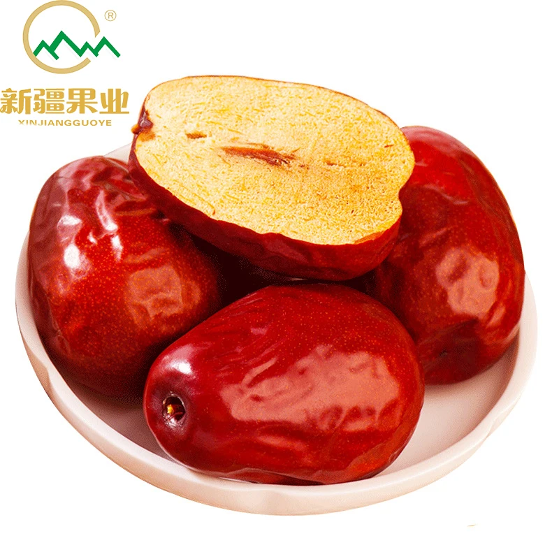Недорогая Высококачественная здоровая пищевая закуска Синьцзян сушеные даты Red