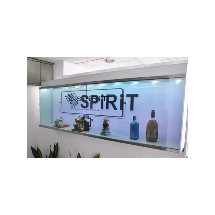 Manufacturers Direct cheap lcd showcase totem transparent advertising display 3d display stand box