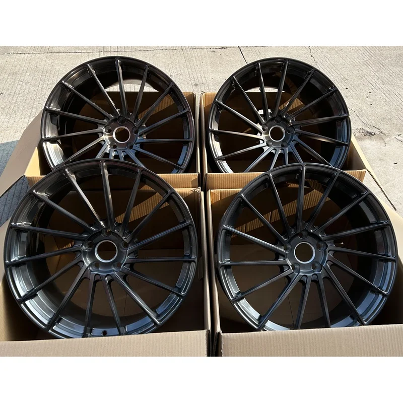 Wholesale price new design model 18 19 20 21 22 23 24 26 inch 5*114.3 rims Mesh Design aluminum alloy  forged car wheels