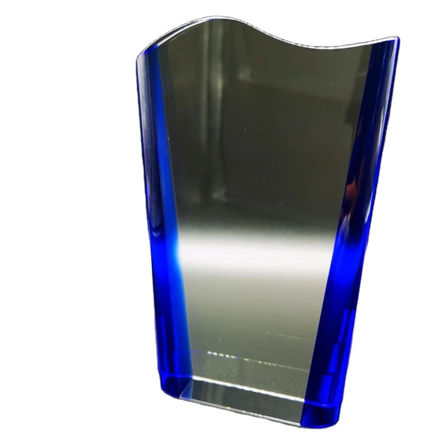 Music Award Trophy Wholesale Blank Crystal Customized Music Note Festival Crystal Glass Souvenir Trophy