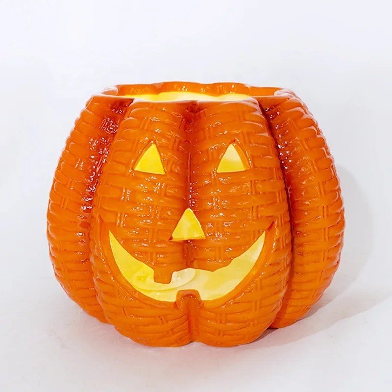 2024 Thanksgiving Day Cute Ceramic Coffee Mug Wholesale Novelty Harvest Pumpkin Mug Custom 3D Mugs Coffee Cup Set With Lid