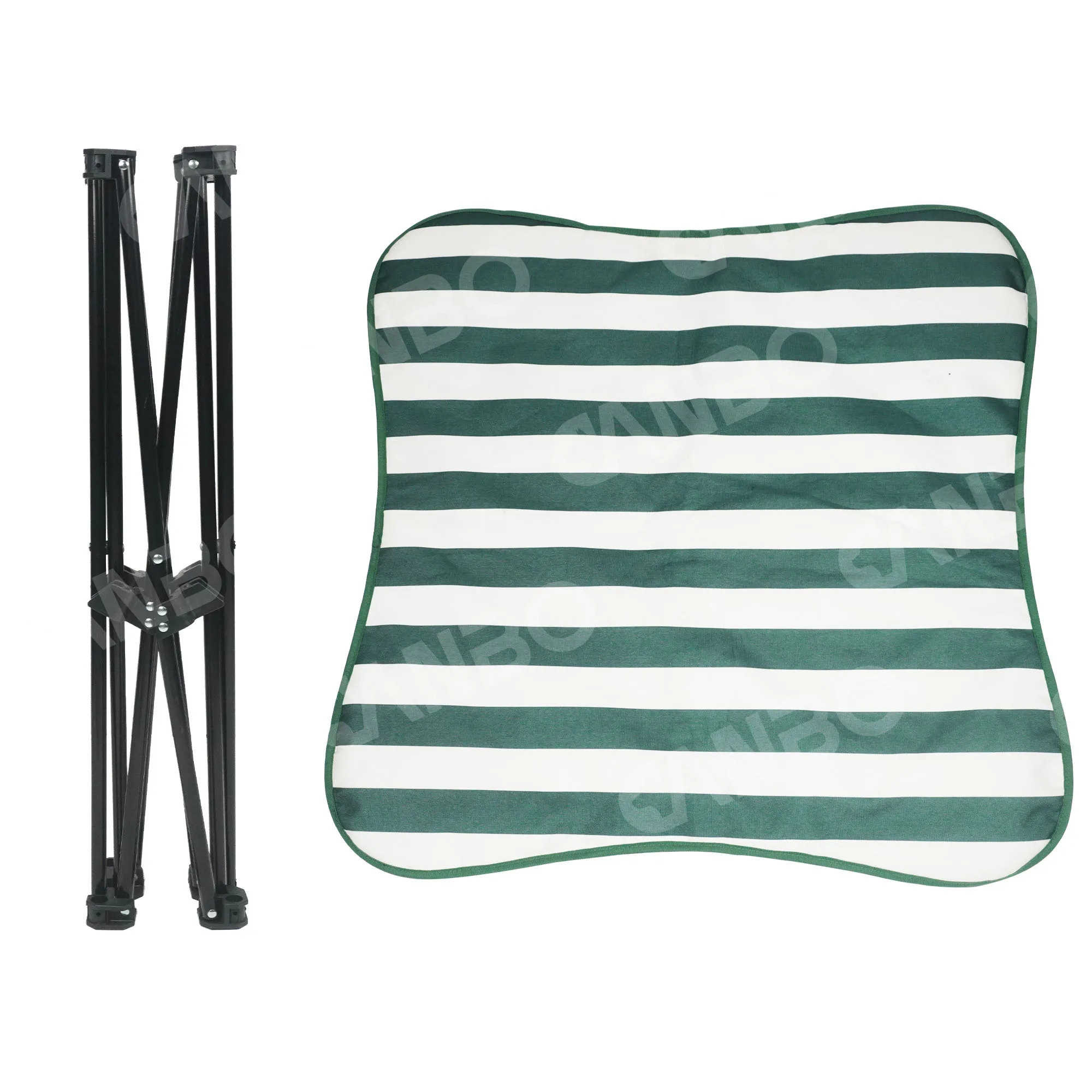 Wholesale pet elevated bed flower shaped striped dog bed foldable portable luxury moistureproof dog bed  high quality