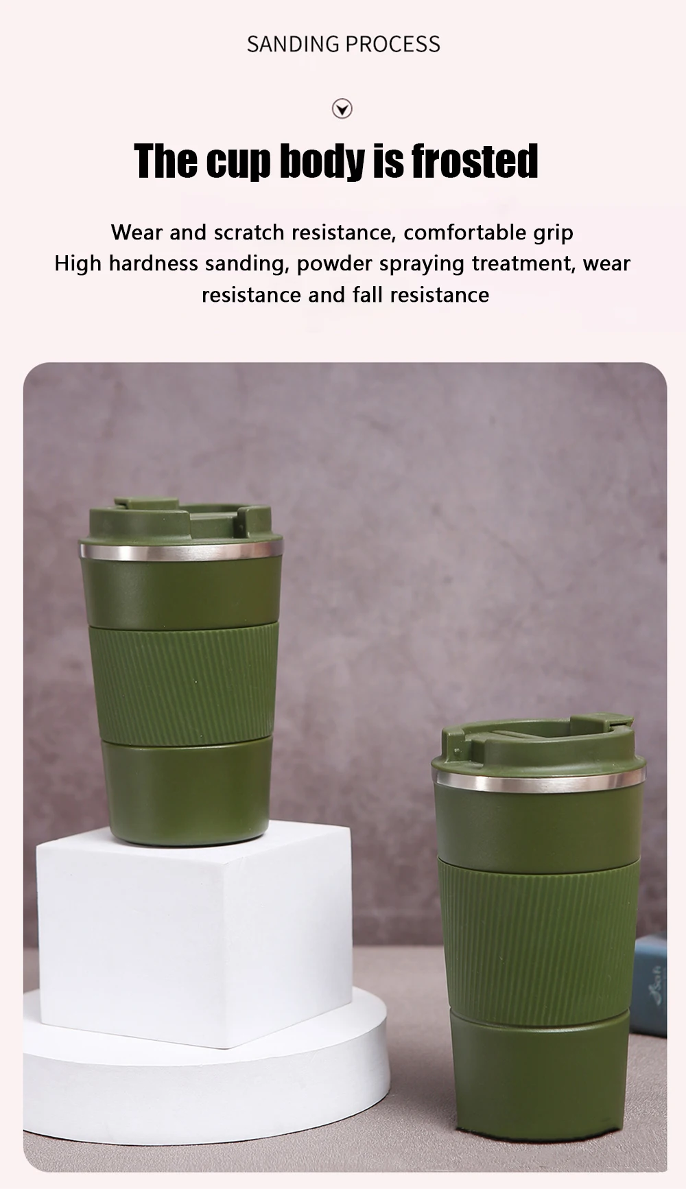 Walcold High Quality 380ml 304 Stainless Steel Vacuum Insulated Coffee Mug