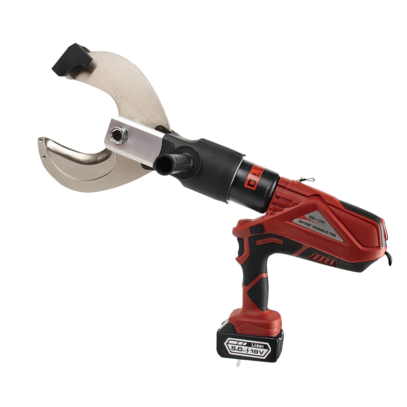 BM-120C Electric Power Shears Hydraulic Armoured Cable Cutter 18V Cordless Battery Scissors Pliers Crimping Metal Construction