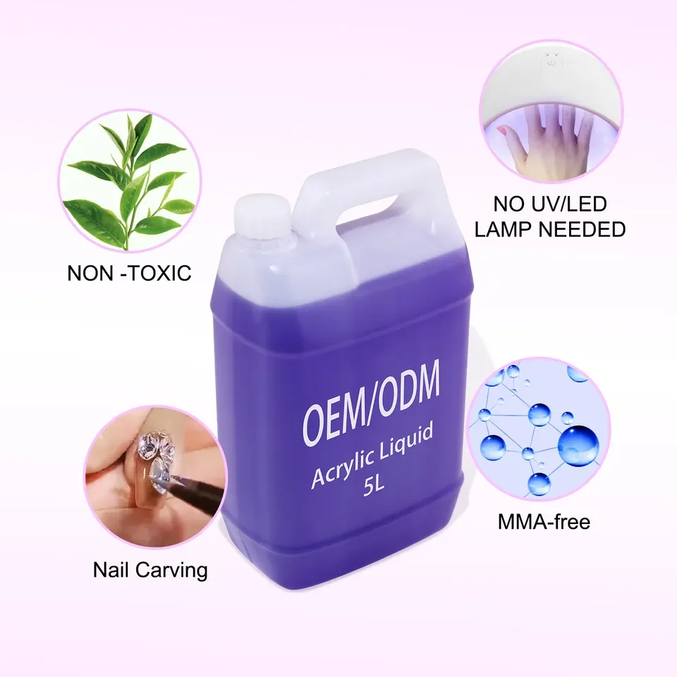 high quality ema monomer liquid acrylic powder liquid 5L nails salon supplier