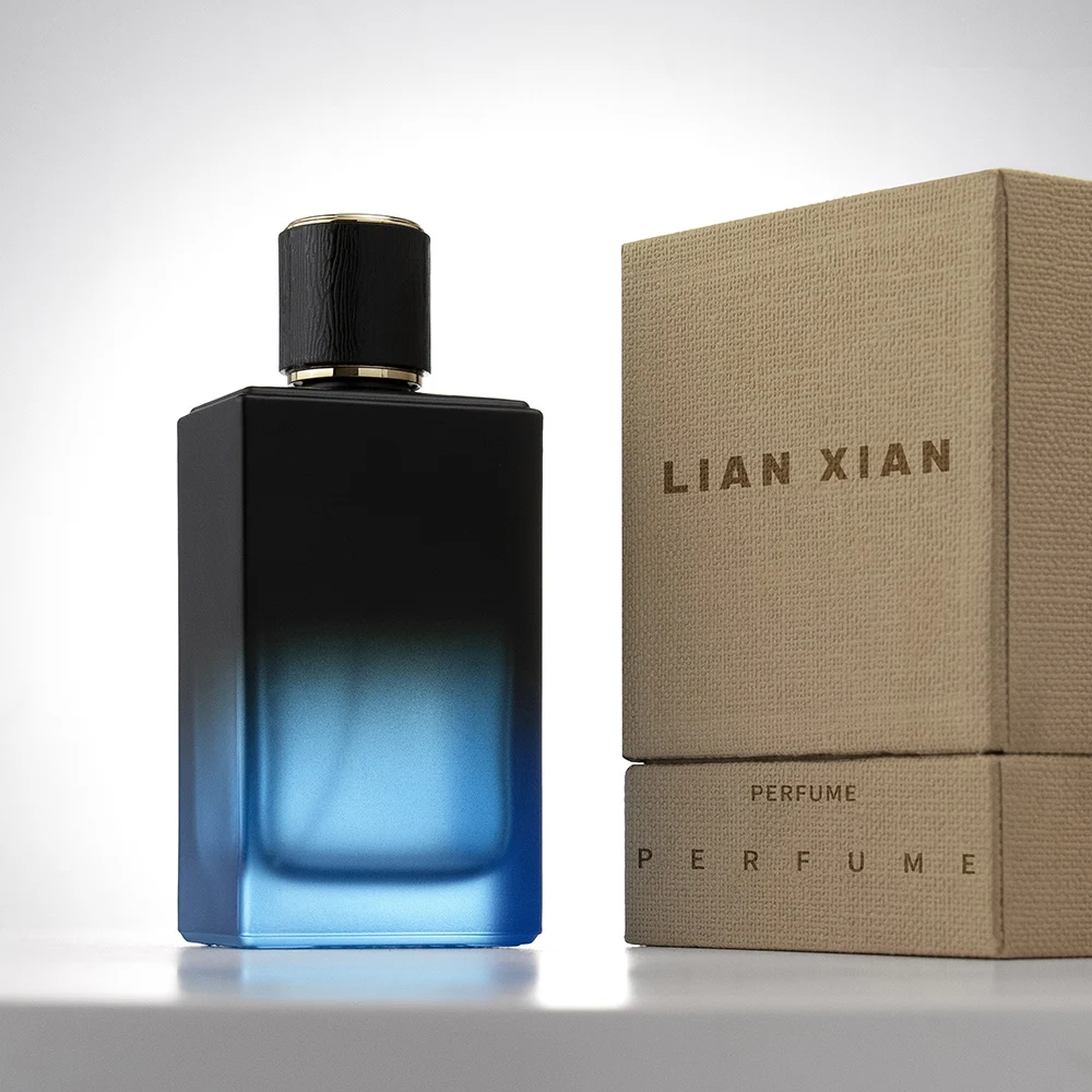 Empty Man Cologne Bottles Wholesale Luxury 30ml 50ml 100ml Square Custom Perfume Bottle