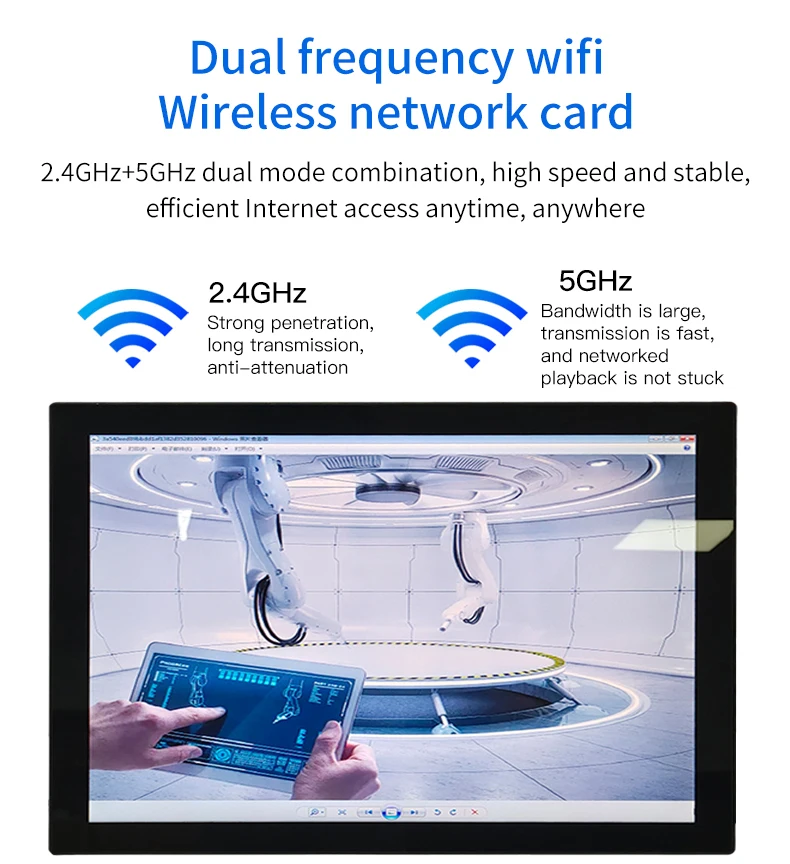 Factory Custom 19 inch capacitive TFT USB Touchscreen HDMI Monitor embedded touch screen indusrtrial monitor