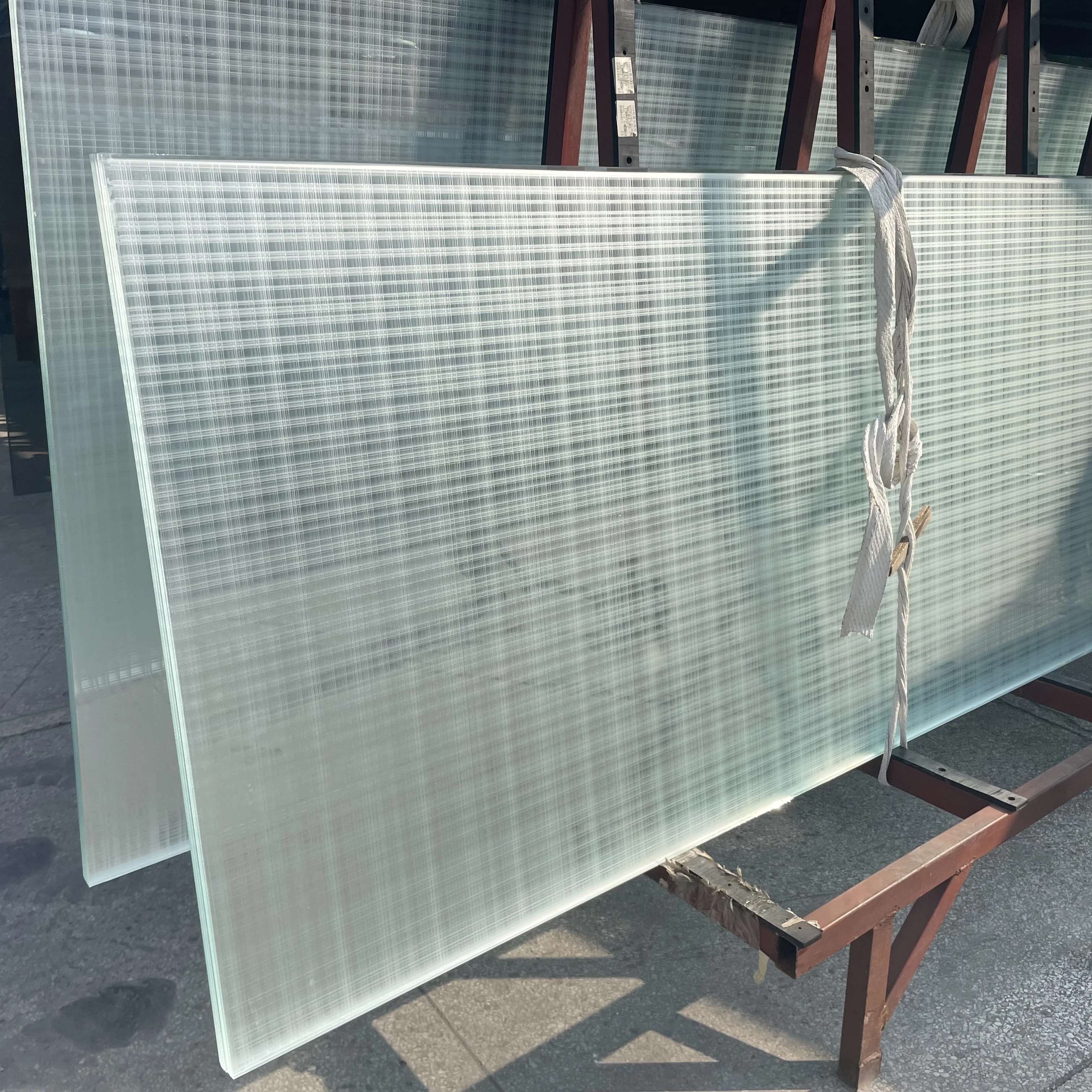 Glass Manufacturer 4mm 5mm 6mm 8mm 10mm 12mm Thick Clear Float glass Sheet Tempered Safety Frosted glass Building Decoration