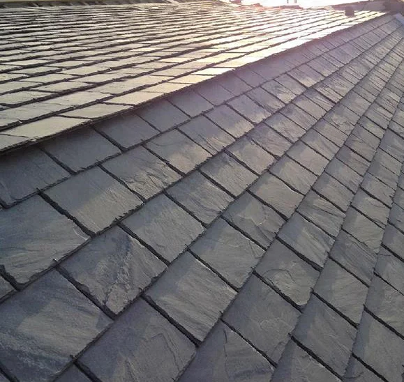 Black natural slate stone cheap price thin thickness roofing tiles for cover house roof