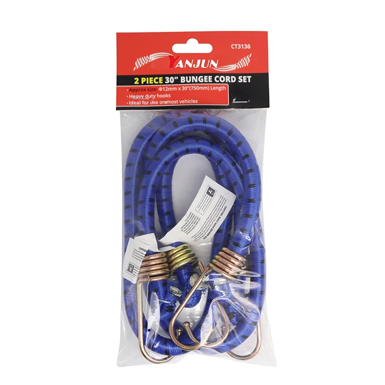 Wholesale modern design high standard multifunctional elastic binding rope blue bungee cord