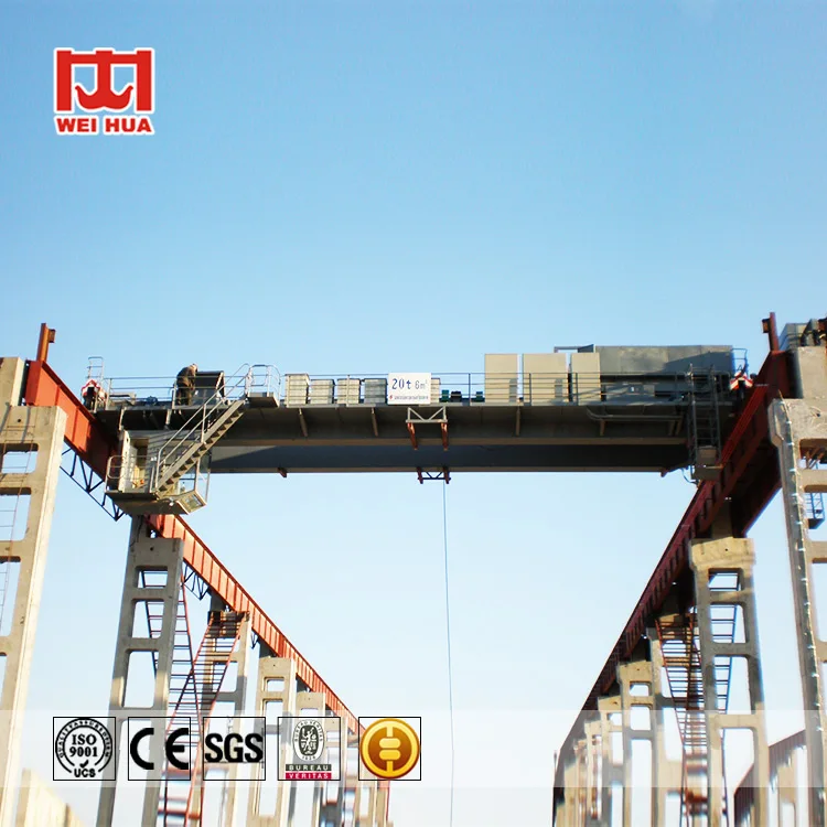 European Hoist Workshop Crane EOT Double Girder Crane Hoist 10Ton