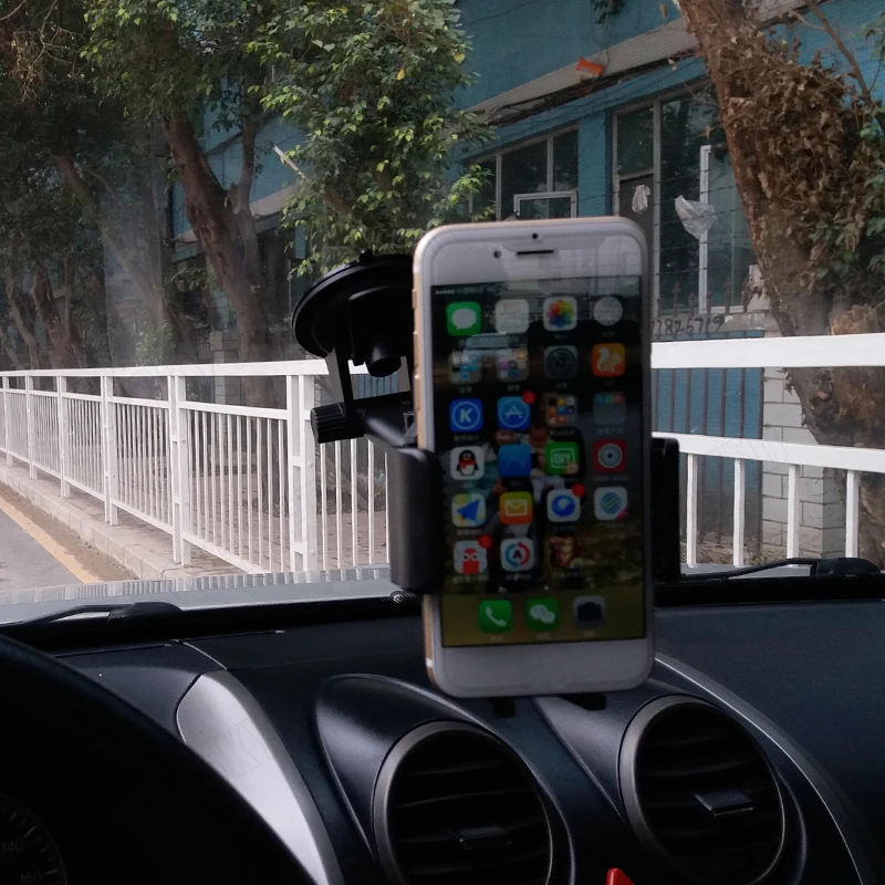 Universal 360 Degree Rotation Flexible Car Cell Phone Holder Dashboard Phone Holder Windshield Car Mount Phone Stand